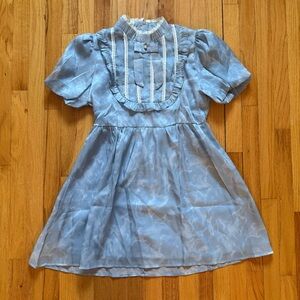 Elegant Blue Mini Dress for Women